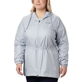 Columbia Ženske Jakne - Auroras Wake III Mid Plus Size Sive | HROZ-82719